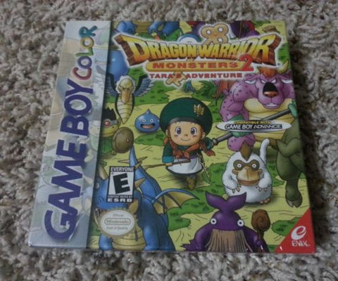 Dragon Warrior Monsters 2: Tara's Adventure  Nintendo Game Boy Color GBC GBA