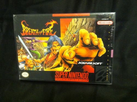 Breath of Fire (Super Nintendo, SNES) new sealed squaresoft