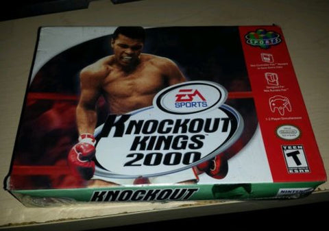 Knockout Kings 2000  (Nintendo 64, 1999) New, Factory Sealed