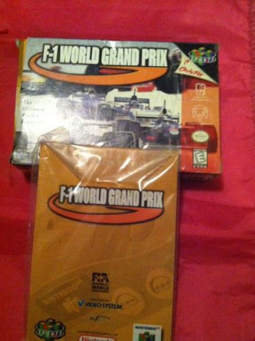 F-1 World Grand Prix  (Nintendo 64, 1998) Game And Manual New In Plastic, Sealed