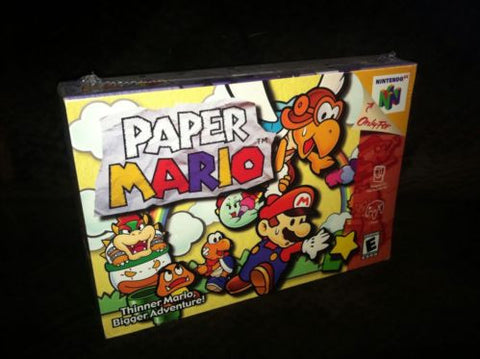 BRAND NEW Paper Mario 64 (Nintendo 64, 2001) FACTORY SEALED