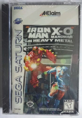 NEW - Iron Man XO Manowar in Heavy Metal (Sega Saturn 1997) RARE Factory Sealed