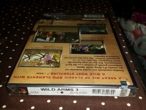 Wild Arms 3 Sony Playstation 2 Video Game Unopened Sealed PS2 PS3 PSX