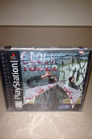 Clock Tower NEW SEALED! SUPER RARE HORROR CLASSIC! SONY PLAYSTATION PS1,PS2,PS3