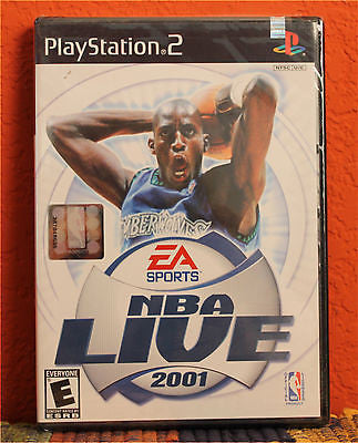 NEW!!! NBA Live 2001  (Sony PlayStation 2, 2001) - Brand New & Factory Sealed!