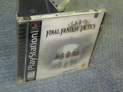 Final Fantasy Tactics Playstation Ps1 Black Label New Factory Sealed