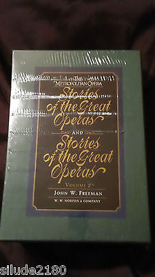 The Metropolitan Opera Stories by John W. Freeman (1997) NEW SEALED Vol. 1 & 2