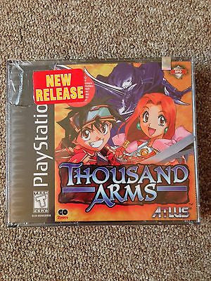 BRAND NEW ORIGINAL PLASTIC SEAL Thousand Arms PS1 PSX Playstation 1 RPG