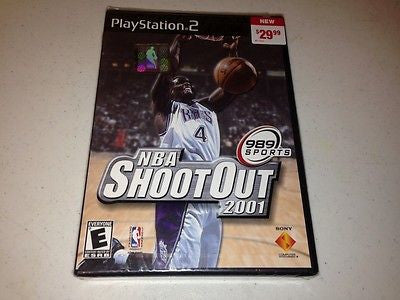 NBA ShootOut 2001  (Sony PlayStation 2, 2001) NEW/FACTORY SEALED