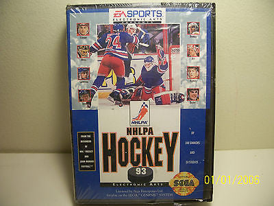 NHLPA Hockey '93 (Sega Genesis) New and Sealed