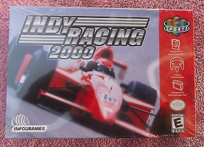 Indy Racing 2000 (Nintendo 64, 2000)  Brand new in box. Free fast shipping.