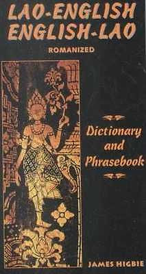 LAO-ENGLISH/ENGLISH-LAO DICTIONARY AND PHRASEBOOK - JAMES HIGBIE (PAPERBACK) NEW