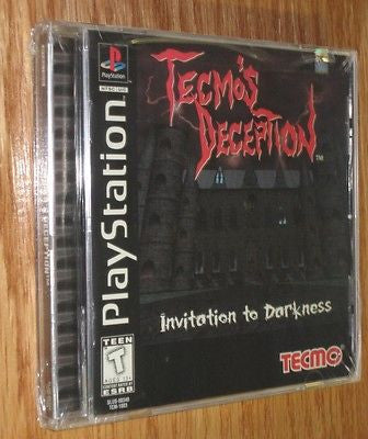 Tecmo's Deception ~ Brand New Factory Sealed ~ PlayStation PS1