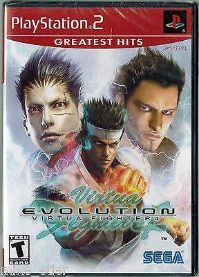 Virtua Fighter 4: Evolution  (Sony PlayStation 2, 2003) Factory Sealed