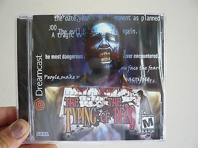 Typing of the Dead  (Sega Dreamcast, 2001)-Brand new sealed -Rare in new