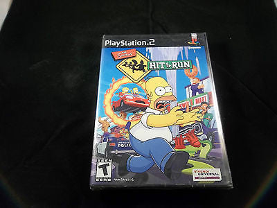 Simpsons: Hit & Run  (Sony PlayStation 2, 2003) Factory Sealed Black Label