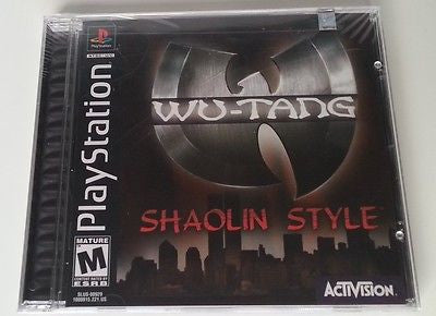 Wu-Tang: Shaolin Style BRAND NEW SEALED (PlayStation, PS1, PSX, PS2, 1999)