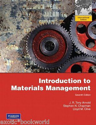 Introduction to Materials Management by J. R. Tony Arnold, 7E (Int'l Edition)