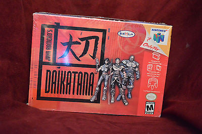 Daikatana  (Nintendo 64, 2000) (John Romero's) Rare NIB OOP NM Never Been Opened