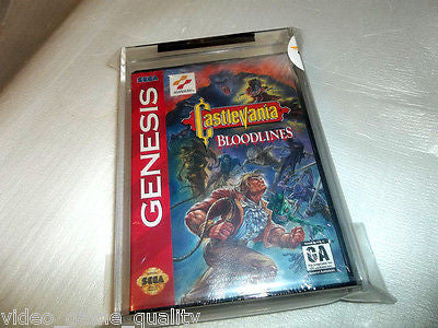 Castlevania: Bloodlines (Sega Genesis, 1994) BRAND NEW Uncirculated Print + 95