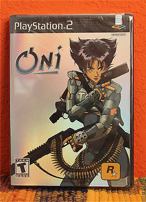 NEW!!! Oni  (Sony PlayStation 2, 2001) Brand New & Factory Sealed... Mint!!!