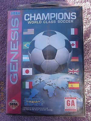 Champions World Class Soccer. Sega Genesis. Brand new in box. Free shipping.