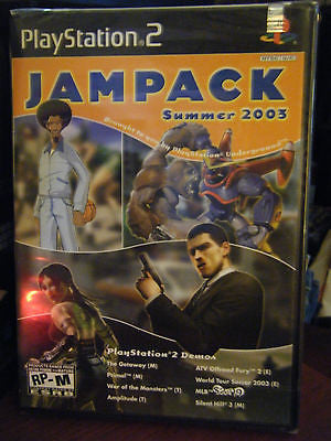 Jampack: Summer 2003 (Sony PlayStation 2, 2003) - BRAND NEW!!!!