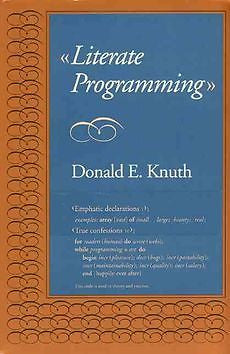 NEW Literate Programming by Donald Ervin Knuth Paperback Book (English) Free Shi