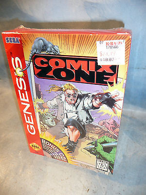 Comix Zone Sega Genesis Factory Sealed! Mint! Free Shipping!