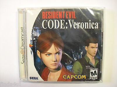 Resident Evil Code: Veronica  (Sega Dreamcast, 2000) FACTORY SEALED