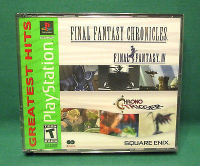 Final Fantasy Chronicles: FF IV 4 & Chrono Trigger (PlayStation 1, PSone) SEALED