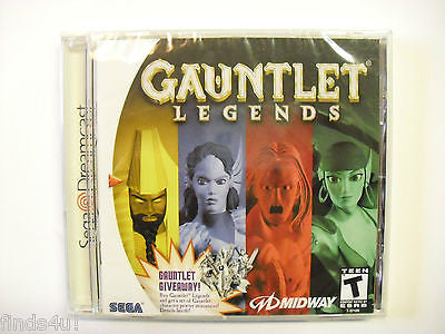 GAUNTLET LEGENDS  (Sega Dreamcast, 2000) BRAND NEW AND FACTORY SEALED LOT 2