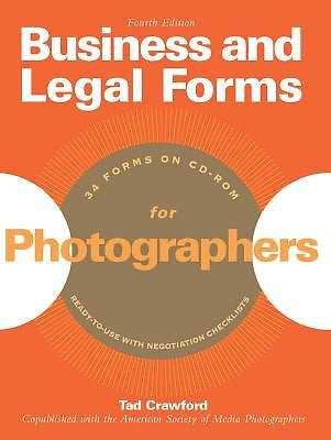 Business and Legal Forms for Photographers By Crawford, Tad