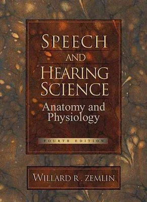 SPEECH AND HEARING SCIENCE (9780138274375) - WILLARD R. ZEMLIN (HARDCOVER) NEW