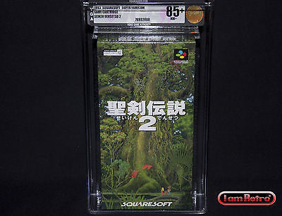 Secret of Mana Nintendo SNES SFC Brand New Sealed VGA 85+ Gold Mint RARE