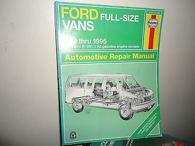 Ford Full Size Vans Automotive Repair Manual by Ralph Rendina and J. H....