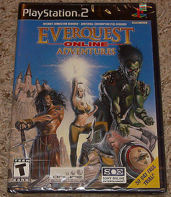 Playstation 2 Everquest Online Adventures New Sealed  PS2