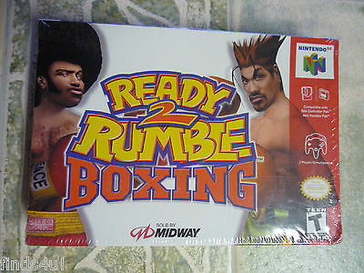 Ready 2 Rumble Boxing  (Nintendo 64, 1999) BRAND NEW & SEALED NEAR MINT