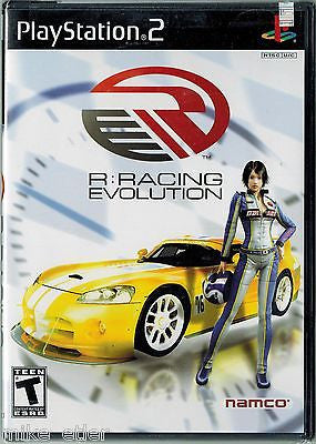 R: Racing Evolution  (Sony PlayStation 2, 2003) Factory Sealed
