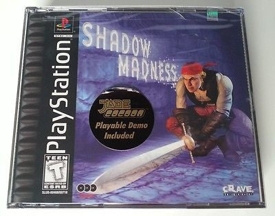 Shadow Madness BRAND NEW COMPLETE IN BOX SEALED (PlayStation PS1 PSX PS2 1999)