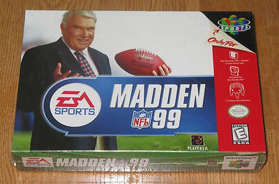 Madden NFL '99  (Nintendo 64, N64 - 1998) NEW/FACTORY SEALED - SHIP WITHIN 1 DAY