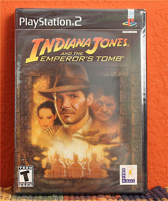 NEW! Indiana Jones and the Emperor's Tomb  Sony PlayStation 2, 2003 Brand New