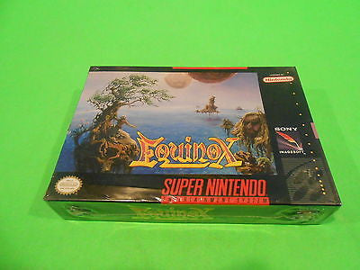 +++ EQUINOX Super Nintendo SNES Game - BRAND NEW SEALED! +++