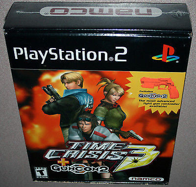 Sony PlayStation 2 Time Crisis 3 + GunCon. Factory sealed. Fast free shipping