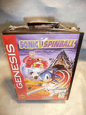 Sonic The Hedgehog Spinball Sega Genesis Factory Sealed! Free Shipping!