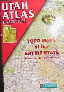 UTAH ATLAS AND GAZETTEER - DELORME (PAPERBACK) NEW