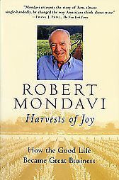 HARVESTS OF JOY - PAUL CHUTKOW ROBERT MONDAVI (PAPERBACK) NEW