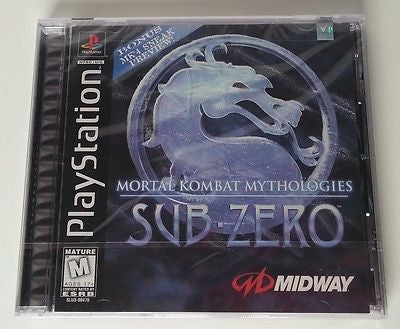 Mortal Kombat Mythologies: Sub-Zero NEW MK (Sony PlayStation 1, PS1, PSX, PS2)