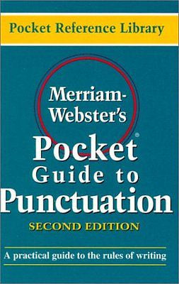 NEW - Merriam Webster's Pocket Guide to Punctuation