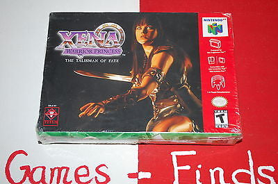 Xena: Warrior Princess -- The Talisman of Fate  (Nintendo 64, 1999), Sealed, new